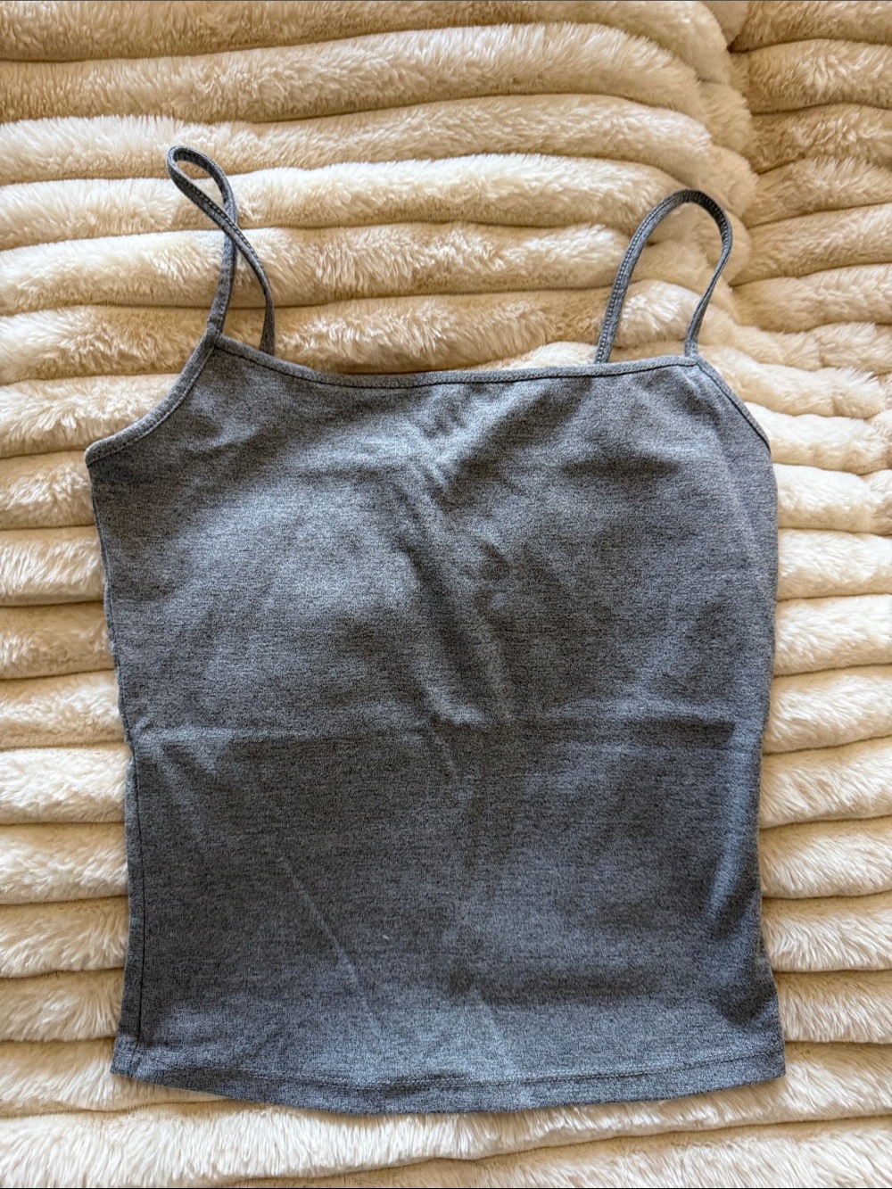 Garage Charcoal Gray Spaghetti-Strap Camisole